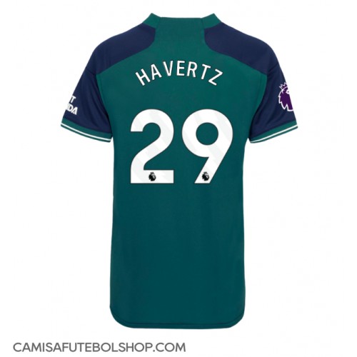 Camisa de time de futebol Arsenal Kai Havertz #29 Replicas 3º Equipamento Feminina 2023-24 Manga Curta